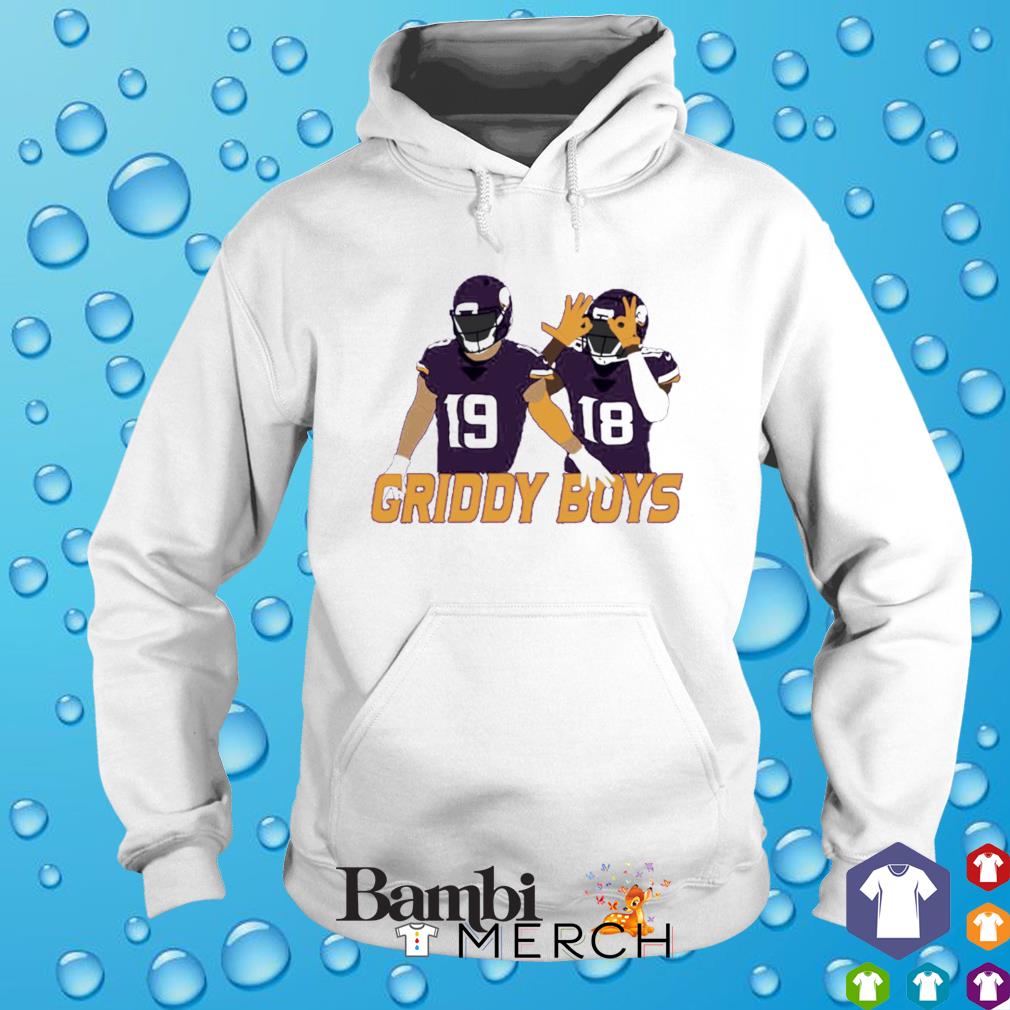 Vikings Adam Thielen and Justin Jefferson Griddy boys shirt