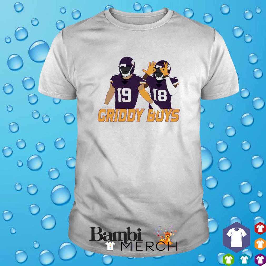 Vikings Adam Thielen and Justin Jefferson Griddy boys shirt