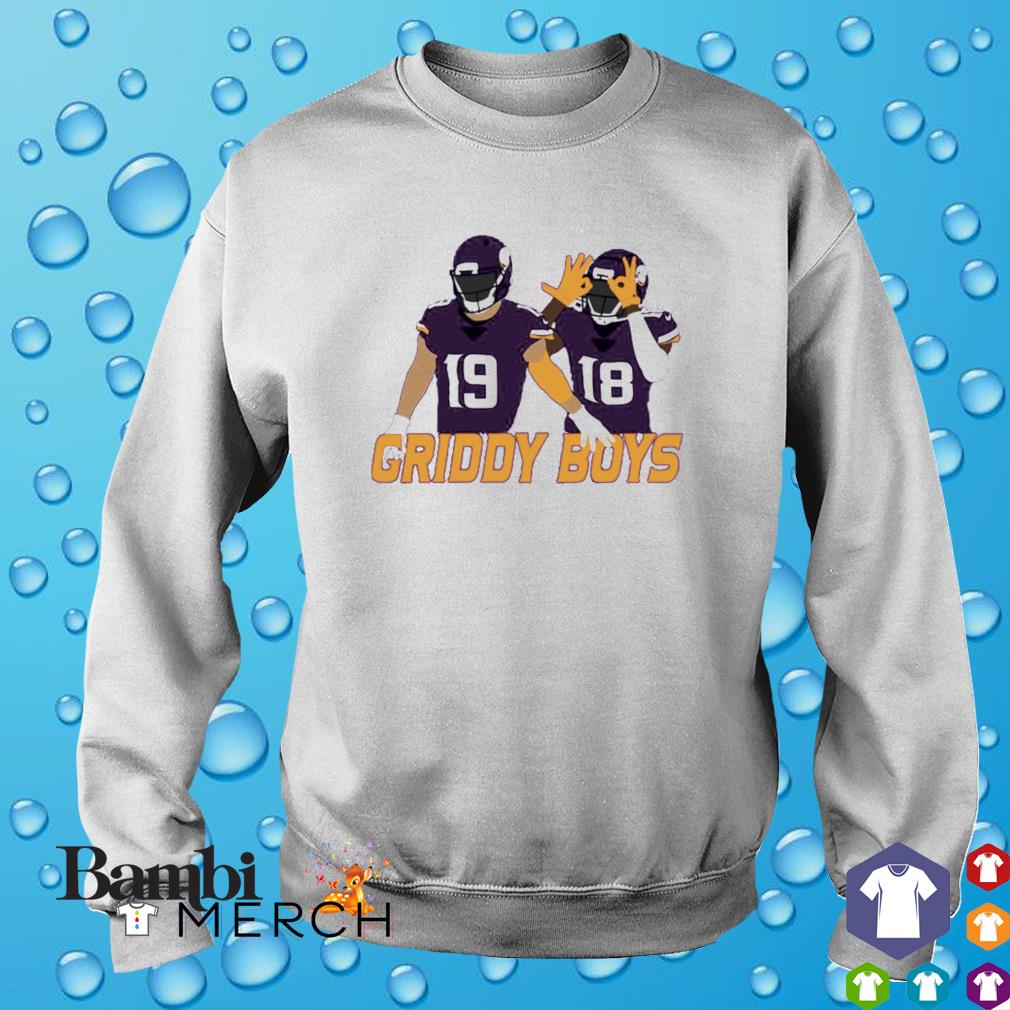 Vikings Adam Thielen and Justin Jefferson Griddy boys shirt, hoodie,  sweater and v-neck t-shirt