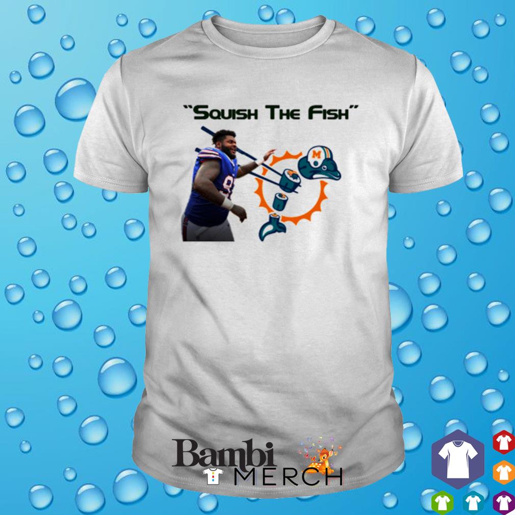 Top buffalo Bills squish the fish Miami Dolphins shirt, hoodie, sweater and  tank top