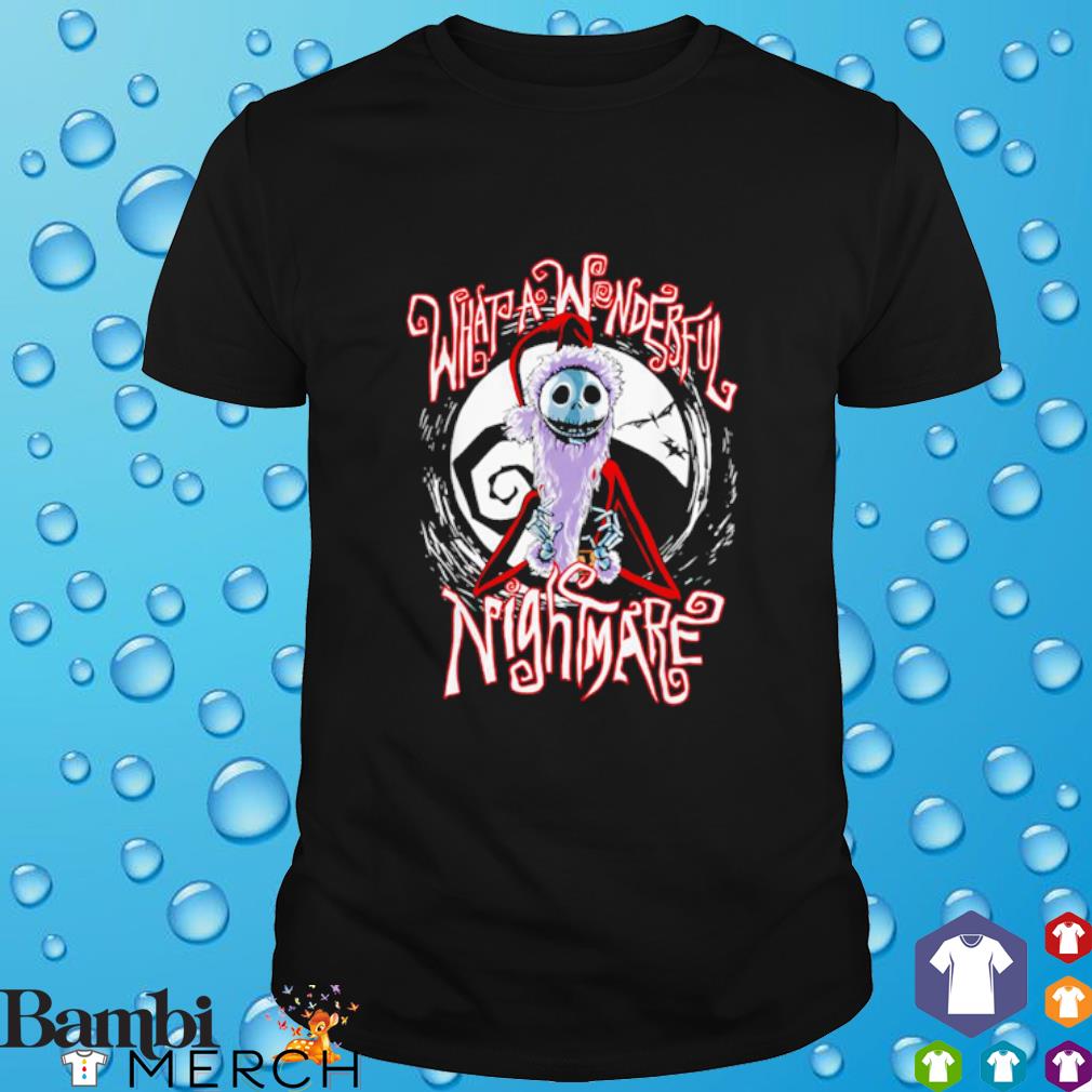Official the Nightmare Santa Claus what a wonderful nightmare shirt