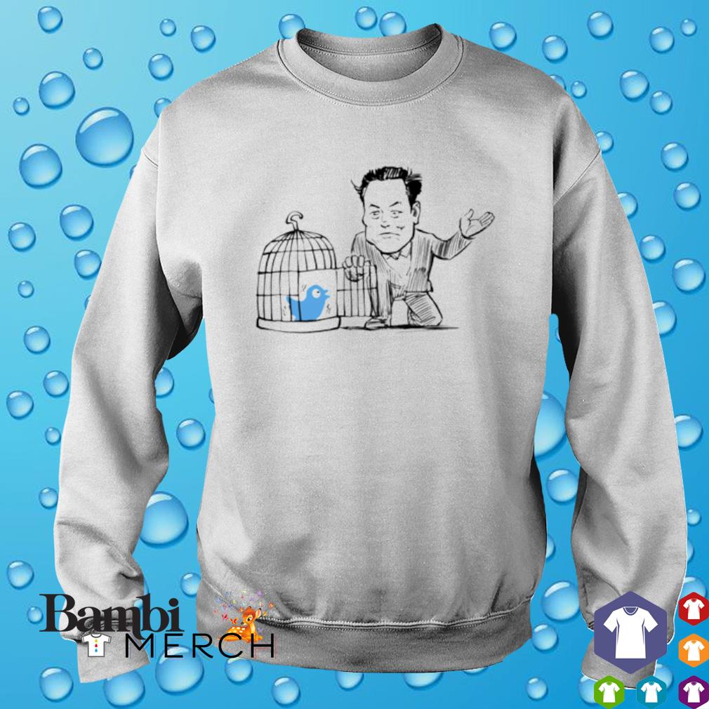 Top elon Musk free bird Twitter shirt