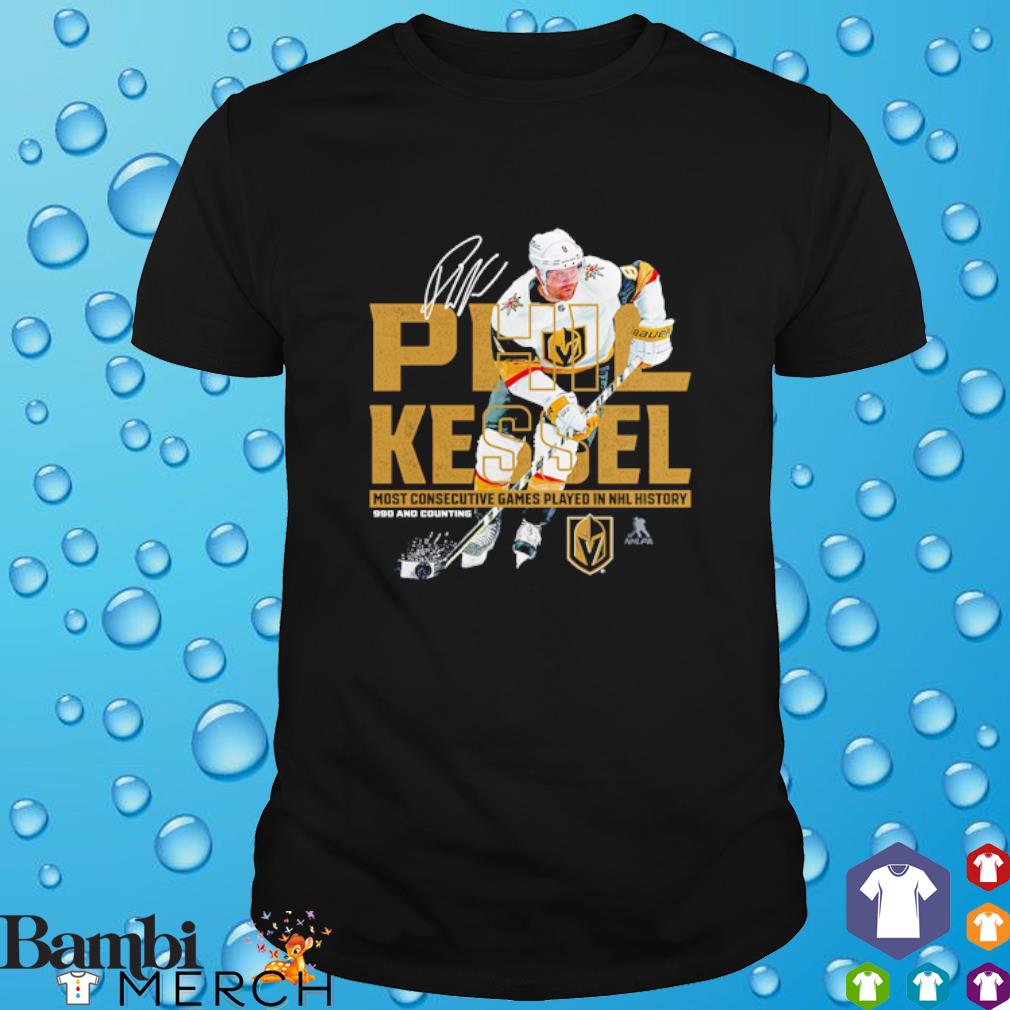 Top phil Kessel Vegas Golden Knights most consecutive games played shirt