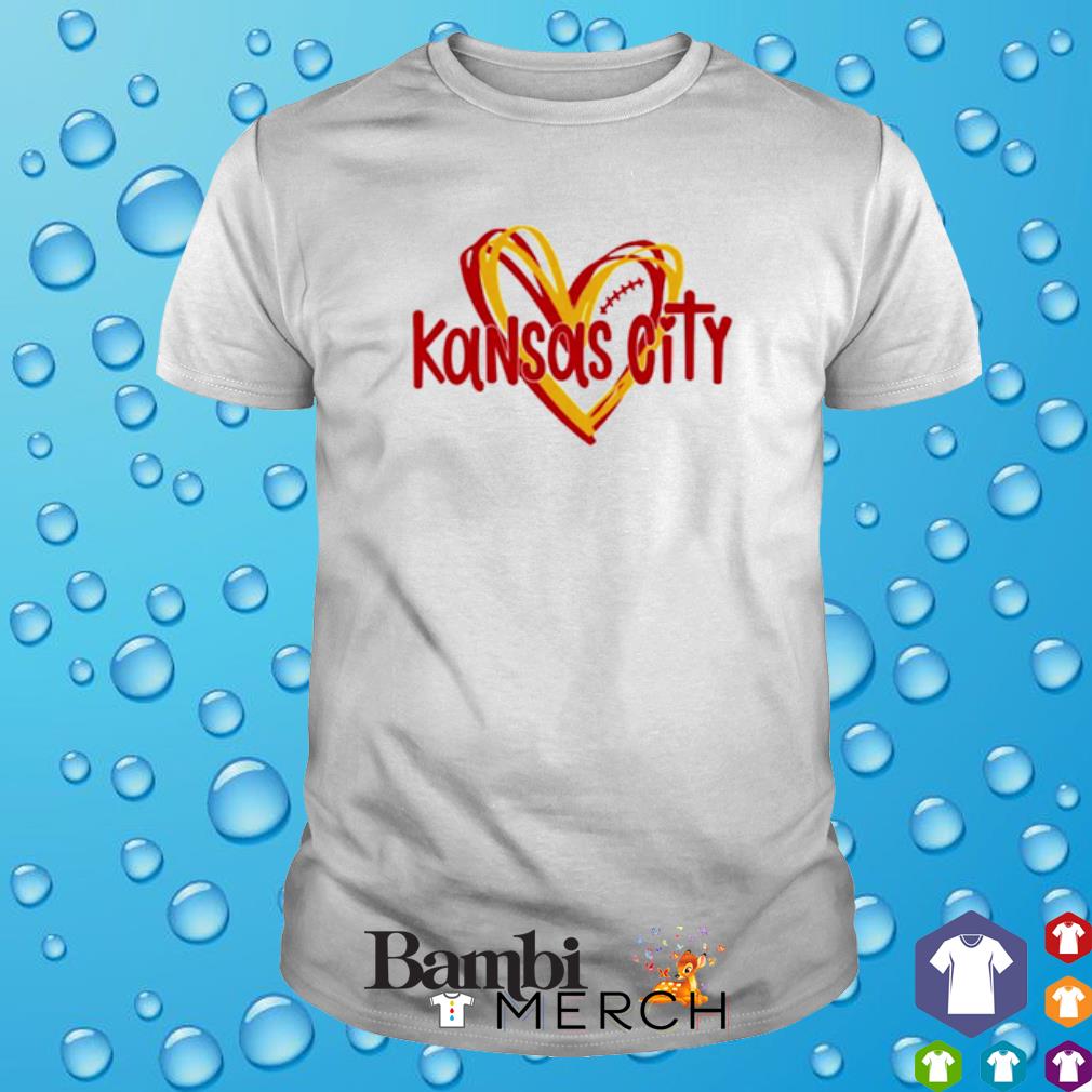 Heart Kansas City Chiefs NFL Football shirt - Limotees