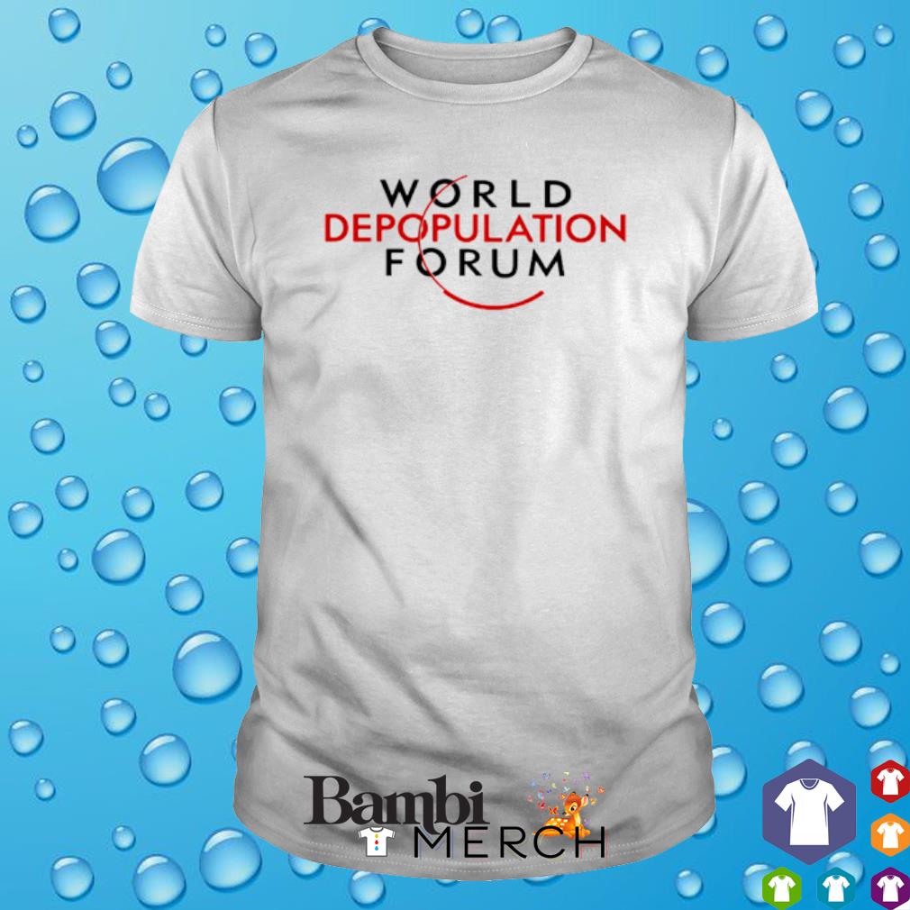 Official world Depopulation Forum shirt