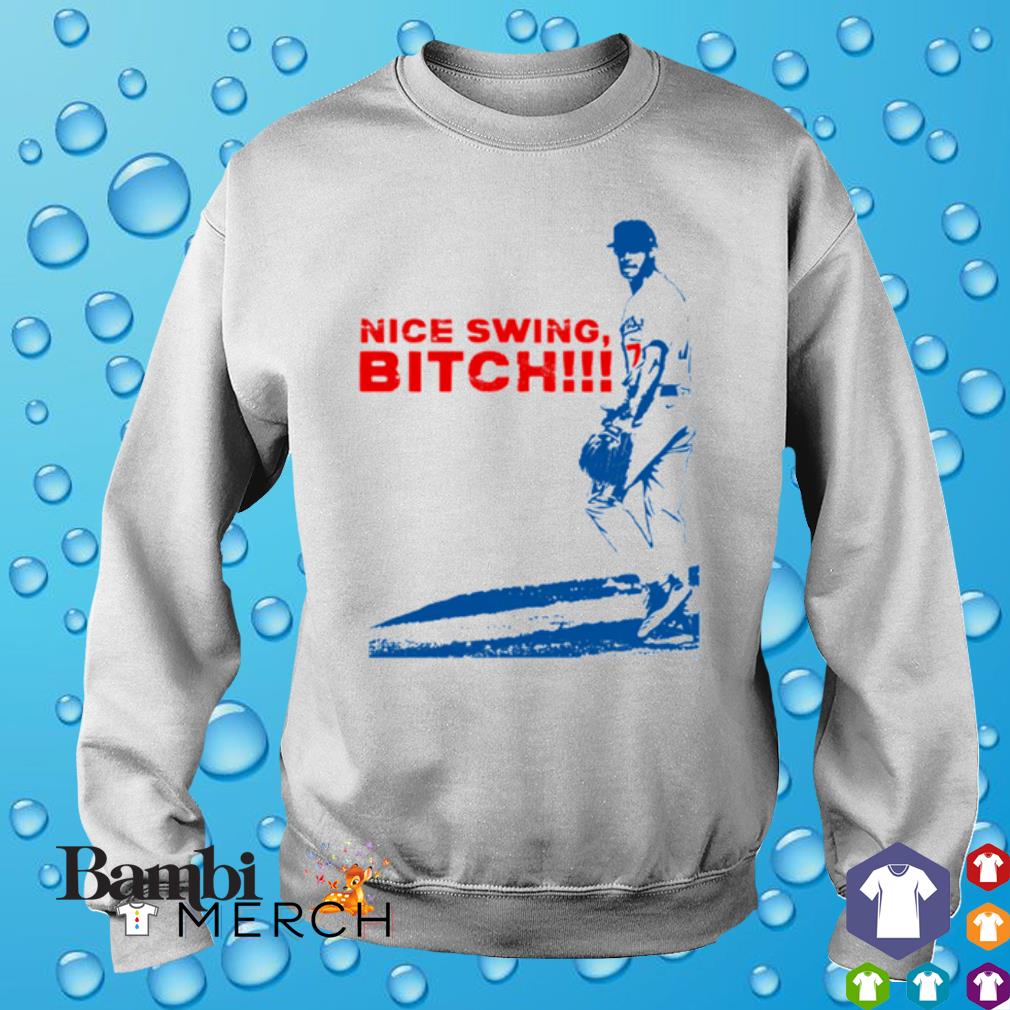 Nice Swing Bitch Los Angeles Baseball Shirt – SPORTSCRACK