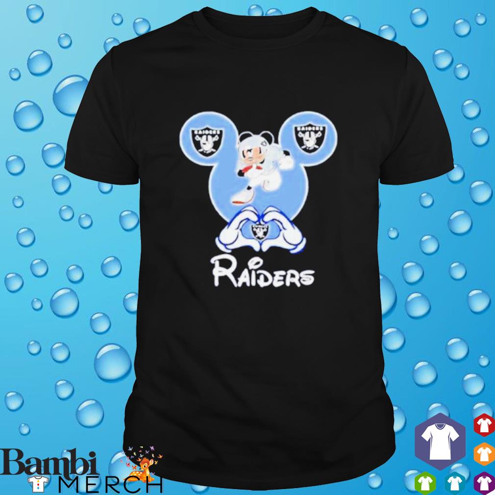 Best oakland Raiders Mickey love football shirt