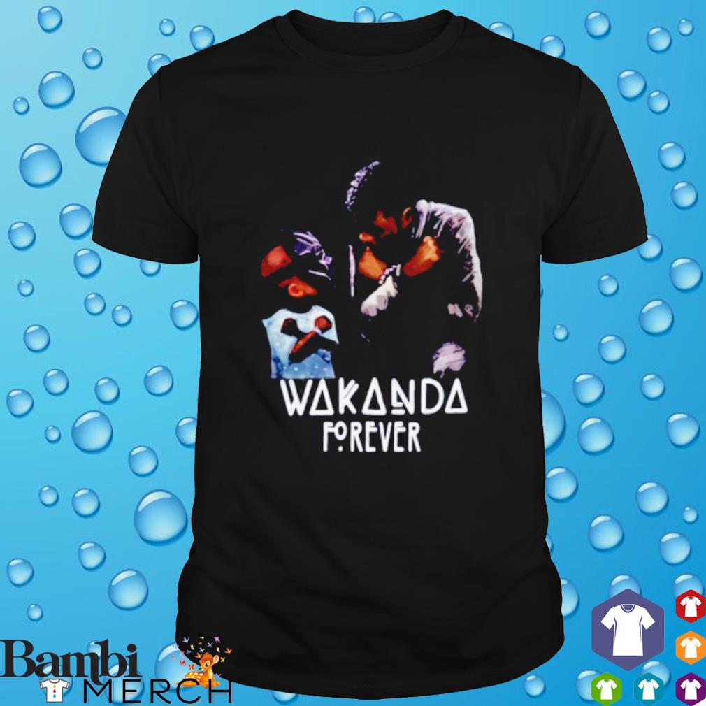 Official rest in power king Chadwick Boseman black Panther Wakanda Forever 2023 shirt