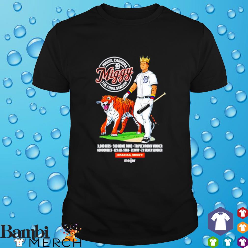 Gracias miggy the final season homepage detroit tigers shirt - Limotees