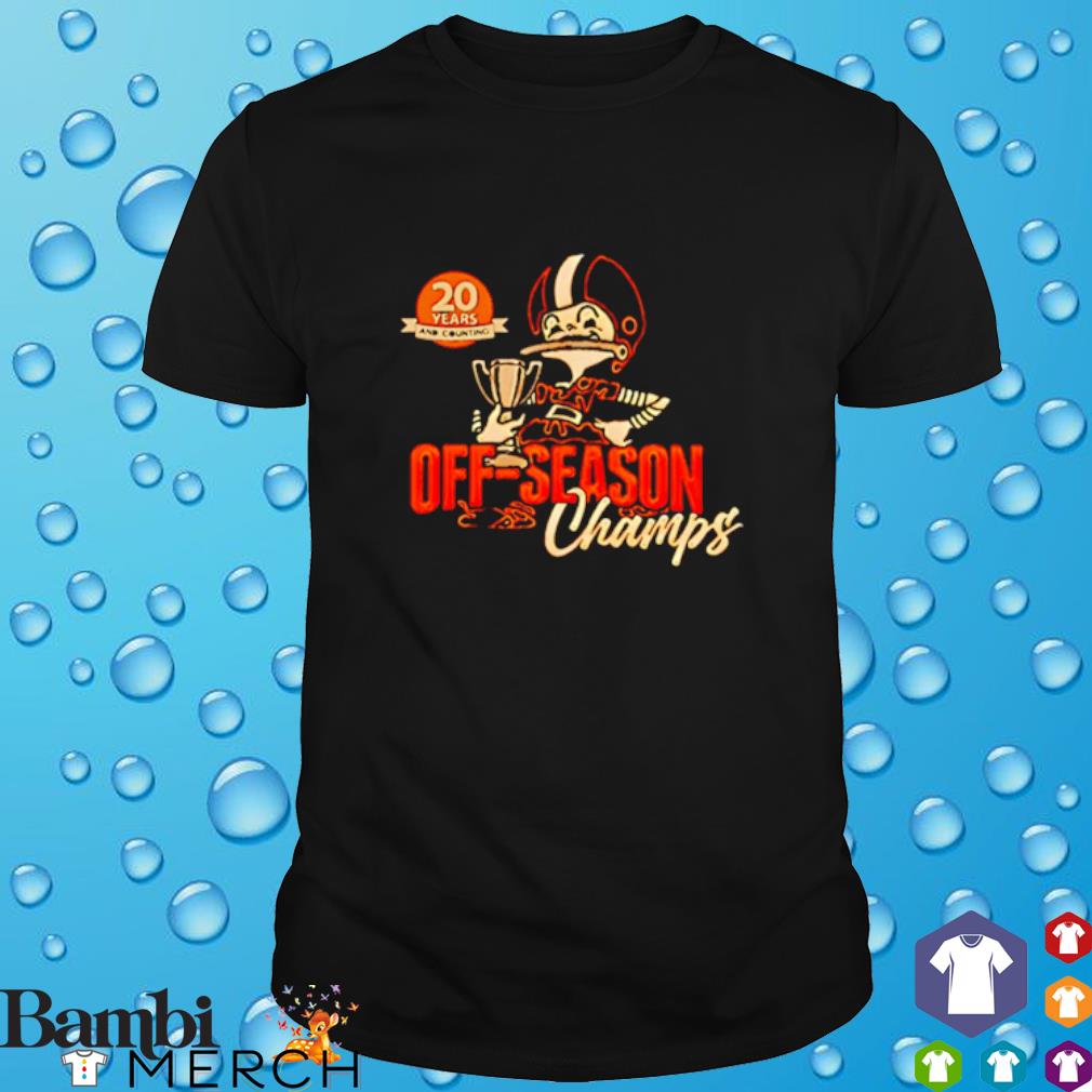Best 20 Years and counting off-season champs Cleveland Browns shirt
