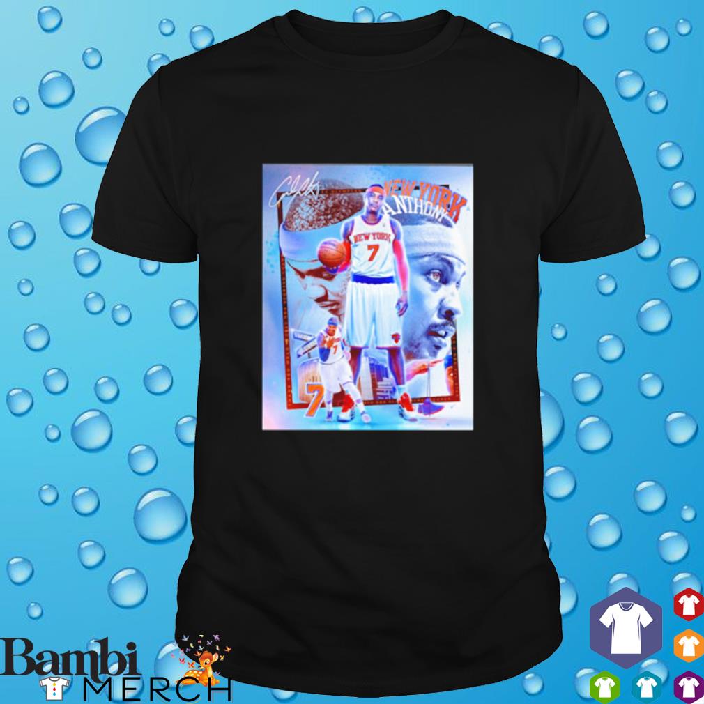 Nice new York Knicks Carmelo Anthony signature shirt