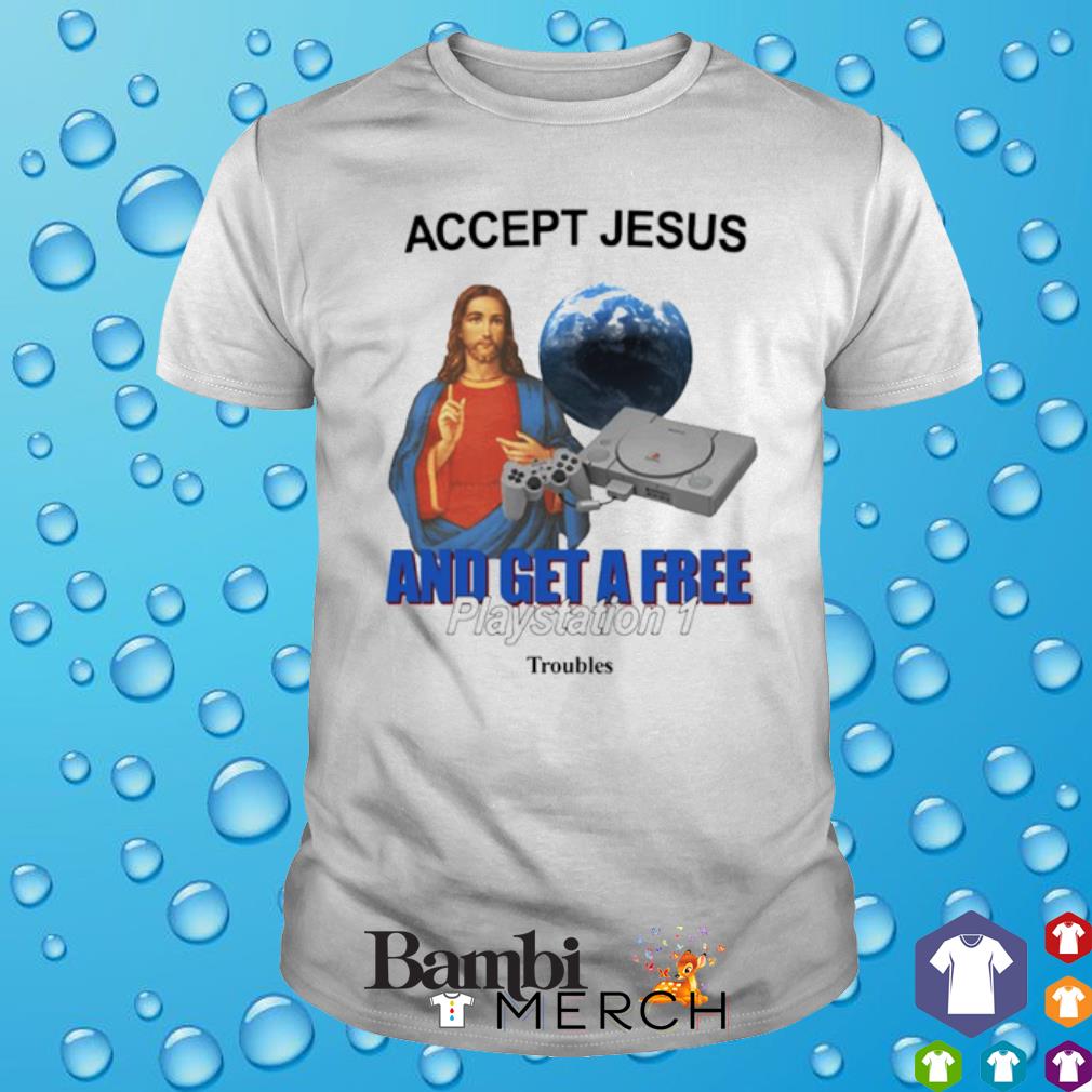 Official accept Jesus and get a free Playstation 1 shirt