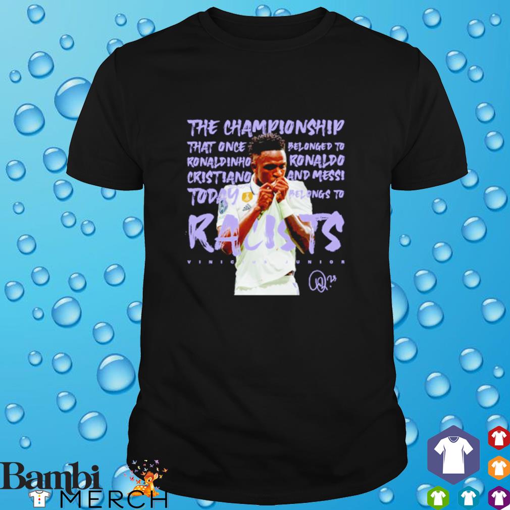Official the Championship that once belonged to Vinicius Junior Real Madrid shirt