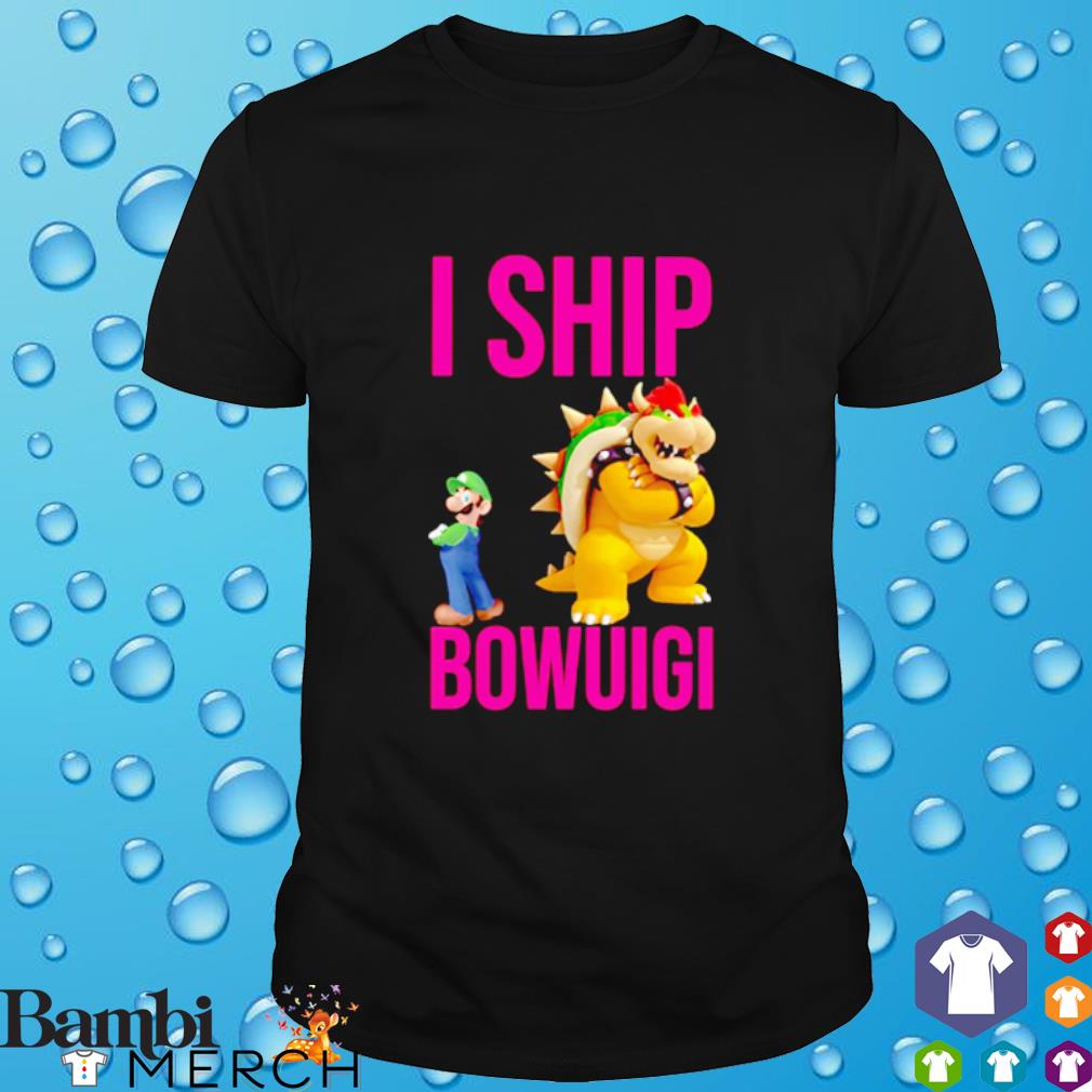 Premium mario I ship Bowuigi shirt