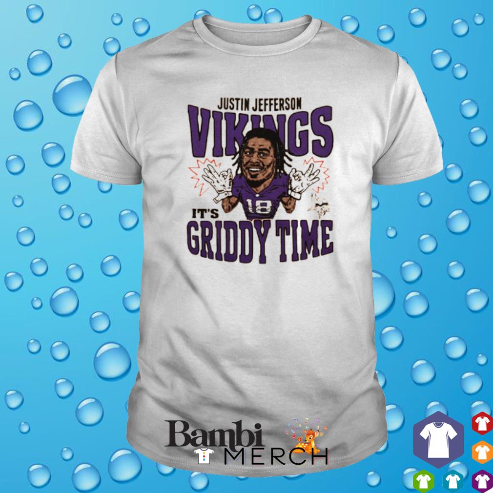 Official minnesota Vikings Justin Jefferson Griddy Time Shirt, hoodie,  sweater, long sleeve and tank top