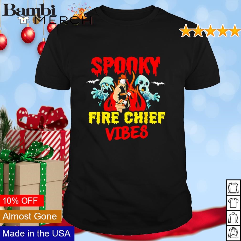 Awesome Halloween Firefighter Fireman Fire Rescue Department Ghost shirt