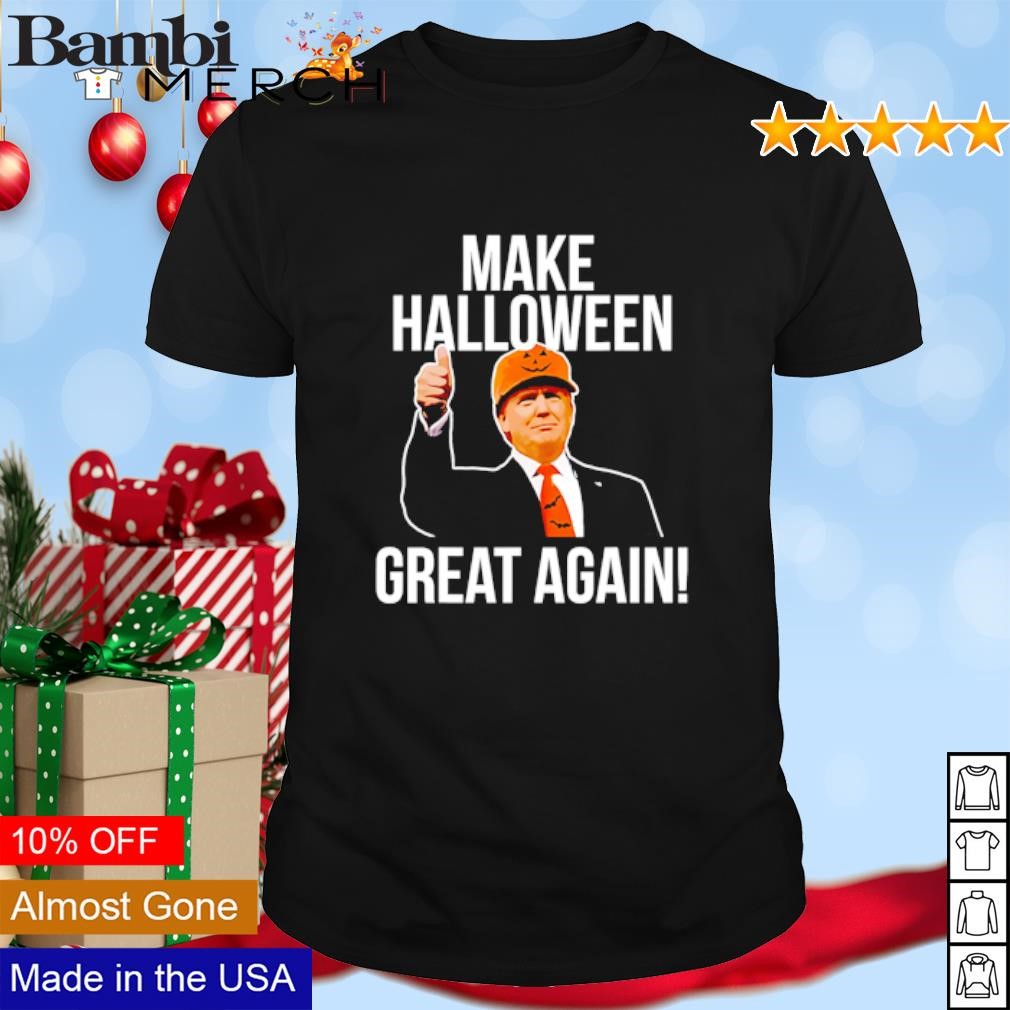 Top Make Halloween great again Donald Trump shirt