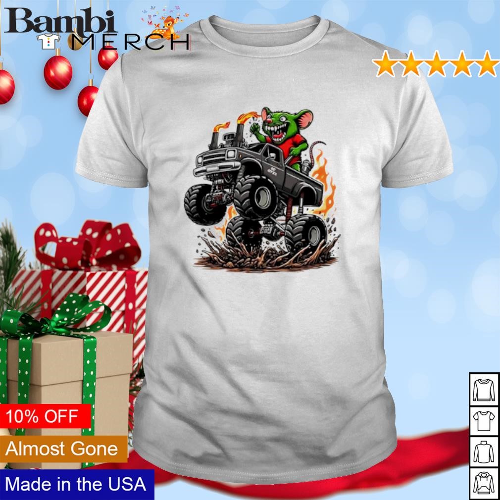 Top Monster Truck Rat Racing Fast shirt