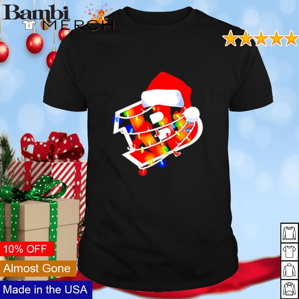 Top Cincinnati Bengals Santa Hat Christmas Lights shirt